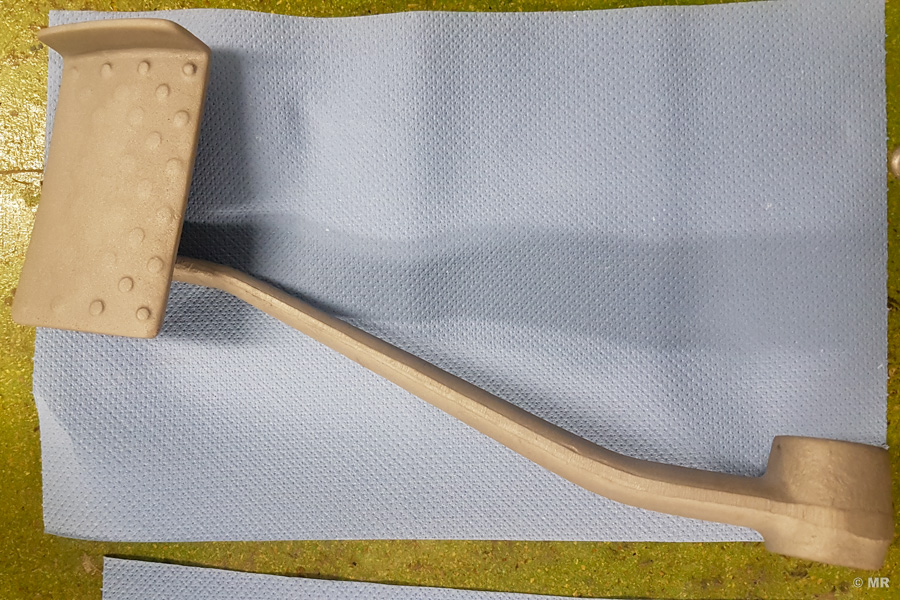 Steyr 288: Kupplungspedal sandgestrahlt Steyr 288: Kupplungspedal sandgestrahlt