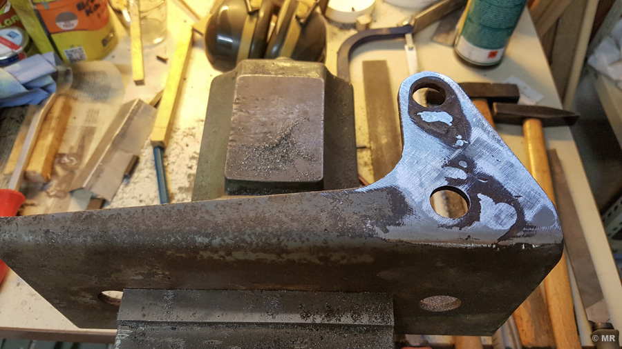 Steyr 288: obere Konosle zuputzen Steyr 288: obere Konosle zuputzen