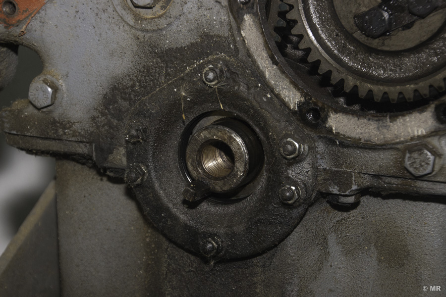 Steyr 288: Abschlussdeckel zur Kurbelwelle Steyr 288: Abschlussdeckel zur Kurbelwelle