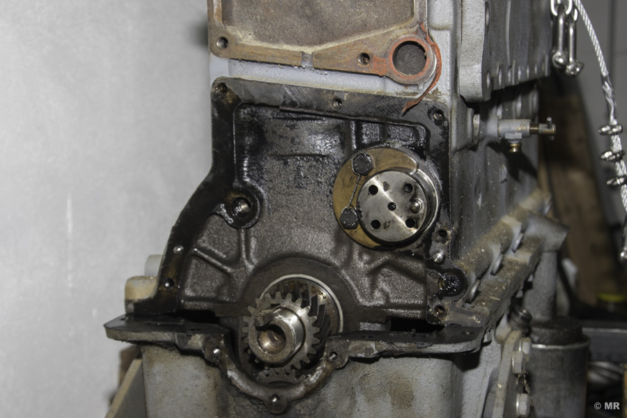 Steyr 288: Motorblock ohne Rädergehäuse Steyr 288: Motorblock ohne Rädergehäuse