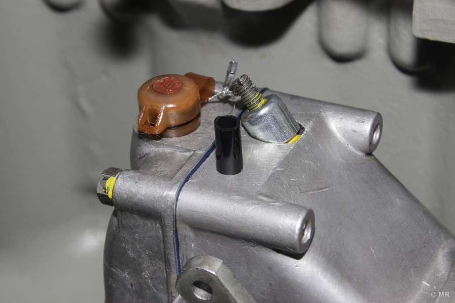 Steyr 288: Schlauchstück zum Schutz der Einspritzleitung Steyr 288: Schlauchstück zum Schutz der Einspritzleitung