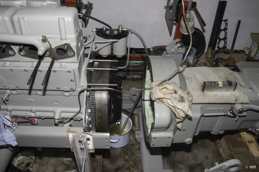 Steyr 288: erstes Ausrichten und Annähern Steyr 288: erstes Ausrichten und Annähern