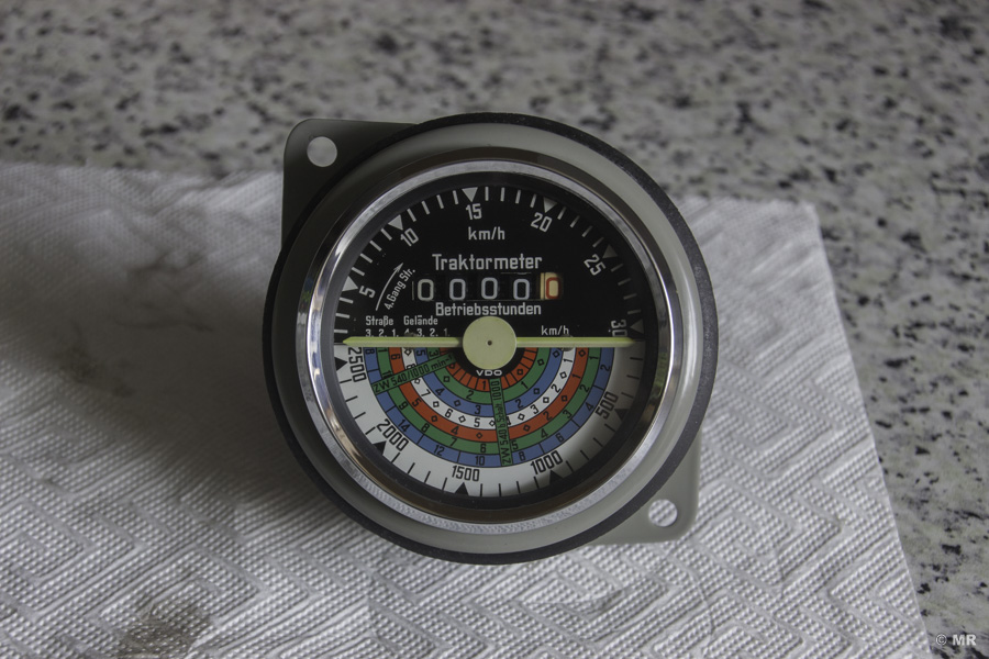 Steyr 288: Traktormeter mit Konsole Steyr 288: Traktormeter mit Konsole