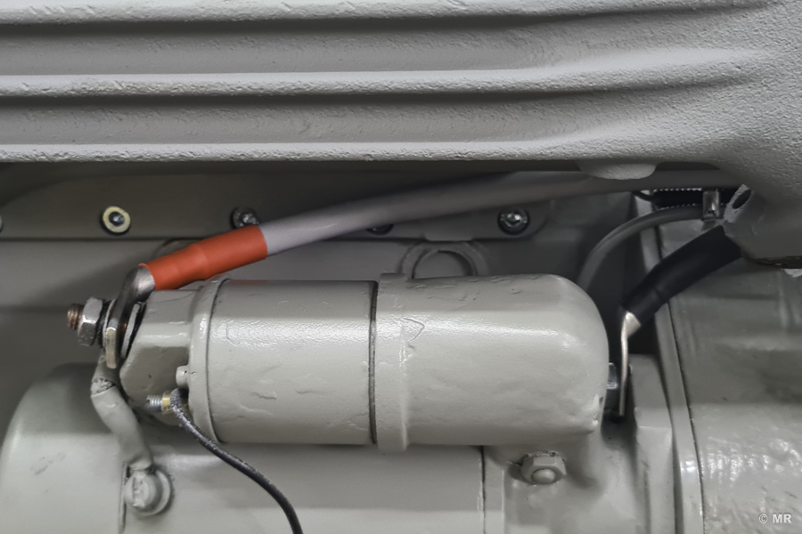 Steyr 288: Leitungsführung - Anschluss Starter Steyr 288: Leitungsführung - Anschluss Starter