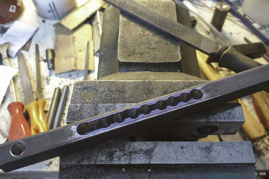 Steyr 288: Riemenspanner nachfertigen; Sägen Steyr 288: Riemenspanner nachfertigen; Sägen