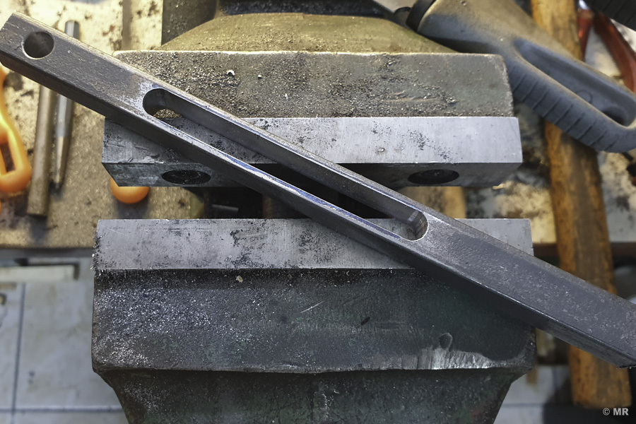 Steyr 288: Riemenspanner nachfertigen; Feilen Steyr 288: Riemenspanner nachfertigen; Feilen