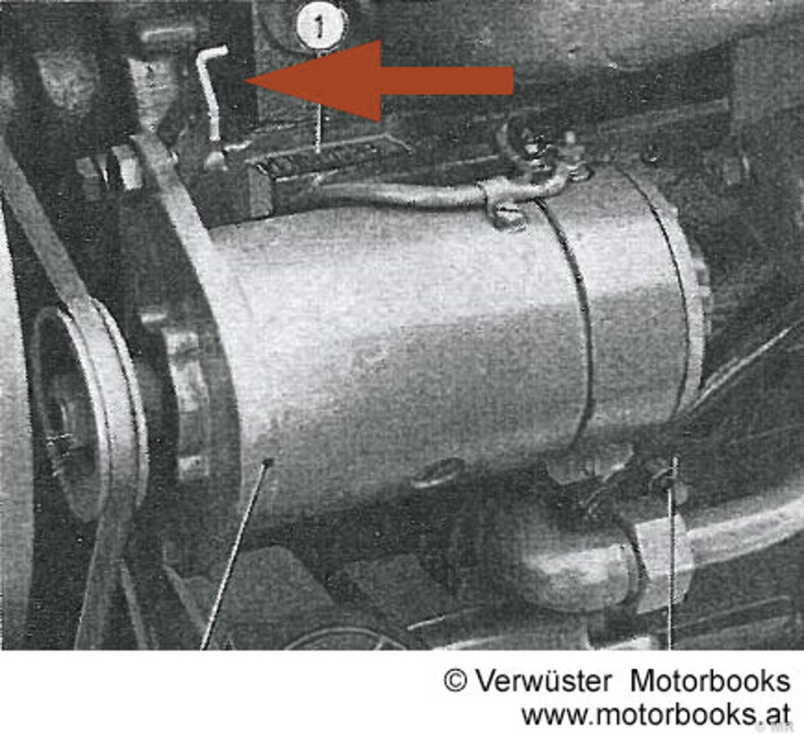 Steyr 288: originaler Riemenspanner im Ersatzteilverzeichnis (© Verwüster Motorbooks Verlag) Steyr 288: originaler Riemenspanner im Ersatzteilverzeichnis (© Verwüster Motorbooks Verlag)